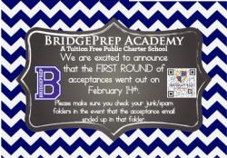 Acceptances for 2020-2021 School Year